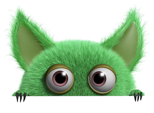 Furry Gremlin Wall Decal