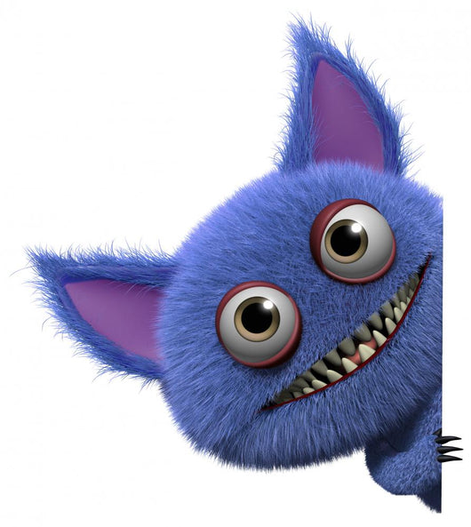 furry gremlin Wall Decal