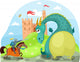 Dragon and Knight Wall Decal