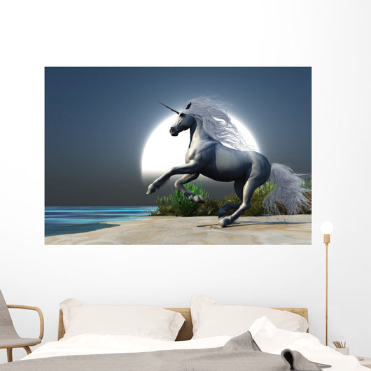 Midnight Unicorn Wall Mural