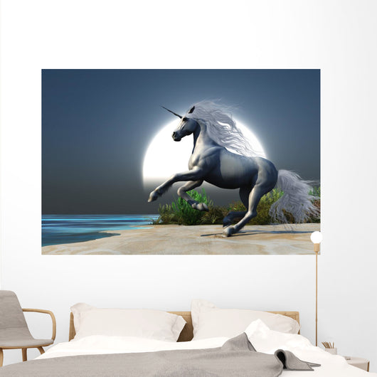 Midnight Unicorn Wall Mural