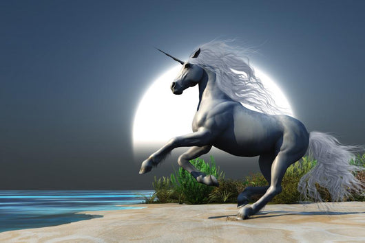 Midnight Unicorn Wall Mural