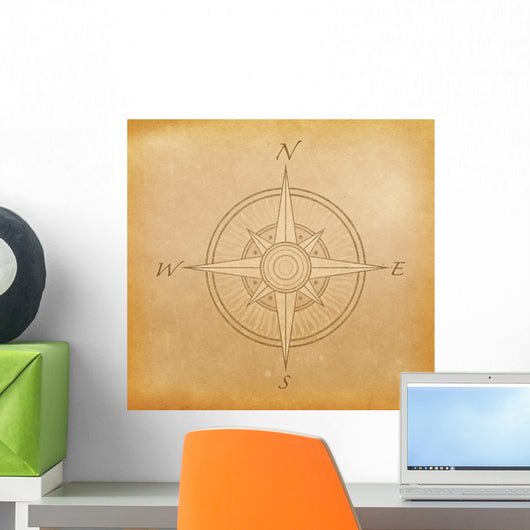 Grunge Paper with Image Wall Mural