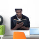 Young Black Man Reading