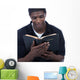 Young Black Man Reading