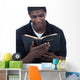 Young Black Man Reading