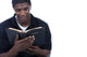 Young Black Man Reading