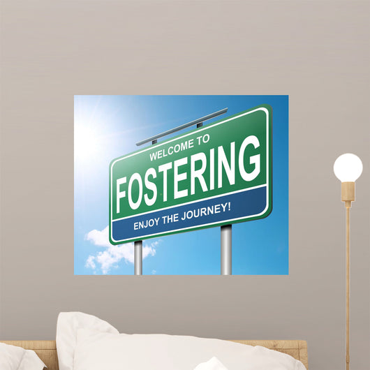 Fostering concept. Wall Mural