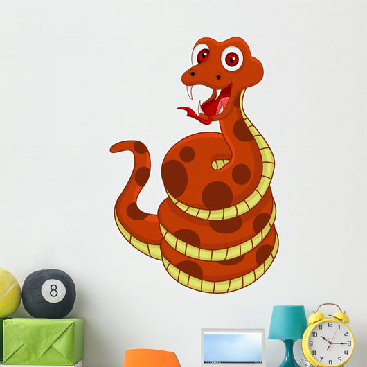 Funny Snake Wall Decal