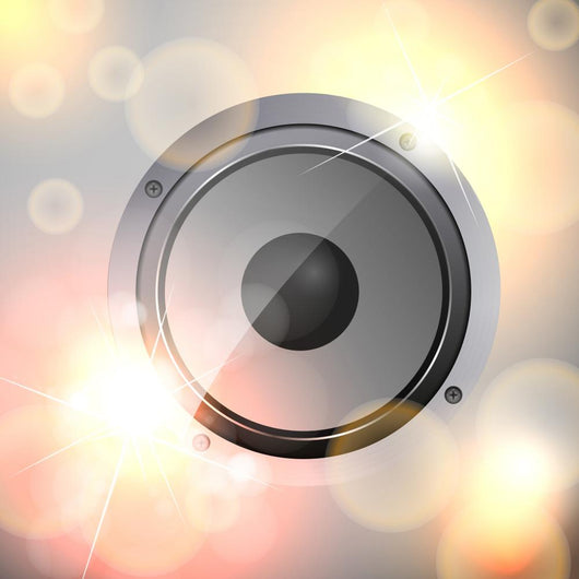 Abstract Vector Sound Speaker Wall Mural