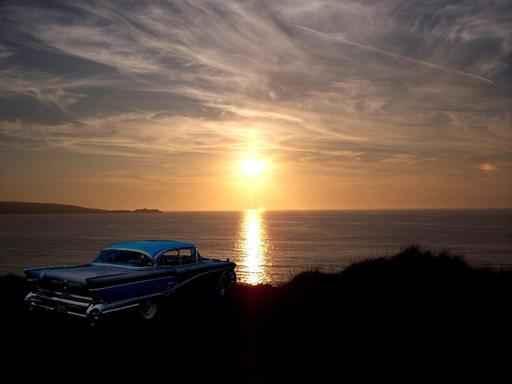 Vintage 1950s American Car Wall Decal