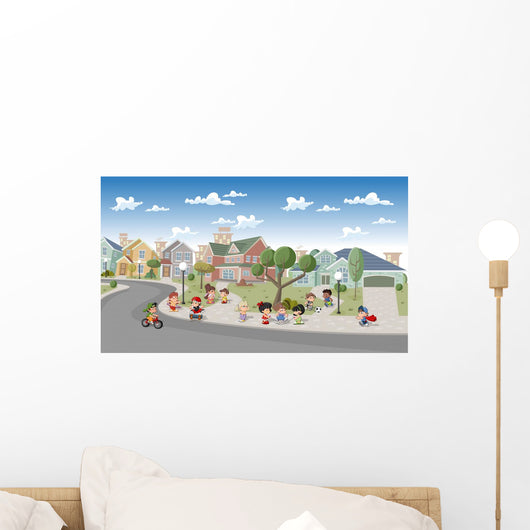 Cute Happy Cartoon Kids