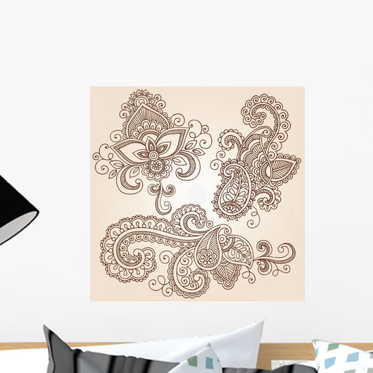 Ornate Henna Paisley Doodle