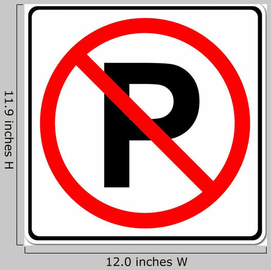 No Parking Sign Wall Decal