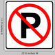 No Parking Sign Wall Decal