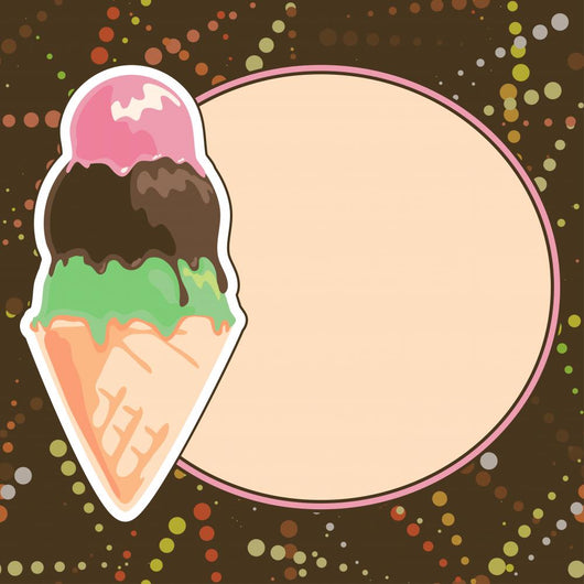 Ice Cream Menu Wall Decal