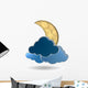 Gold Crescent Moon and
