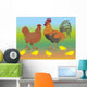 Hen and Cock with