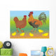 Hen and Cock with