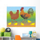Hen and Cock with