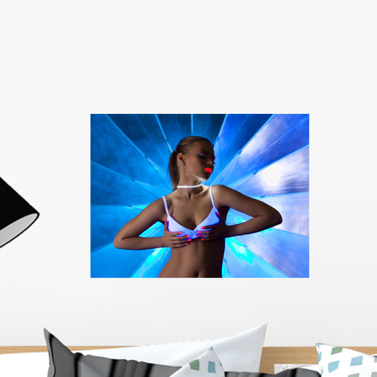 Sexy Woman Disco Dance Wall Mural