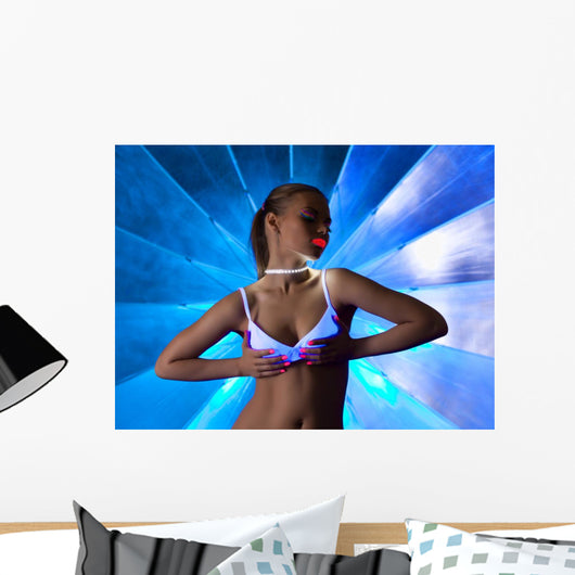 Sexy Woman Disco Dance Wall Mural