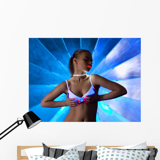 Sexy Woman Disco Dance Wall Mural