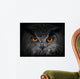 The Evil Eyes Eagle Owl Bubo Bubo Wall Mural