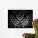 The Evil Eyes Eagle Owl Bubo Bubo Wall Mural