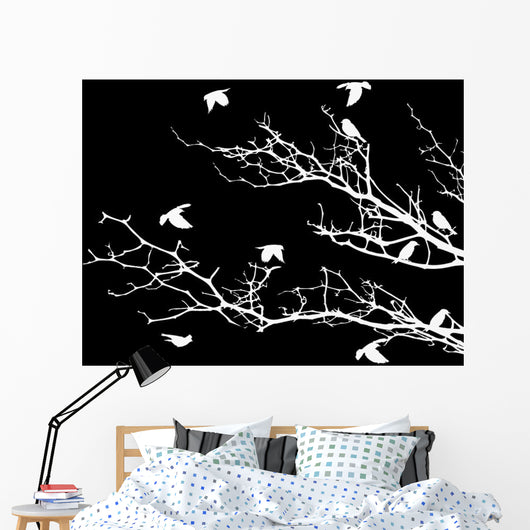 Beautiful Tree Silhouette with