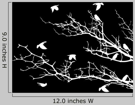 Beautiful Tree Silhouette with