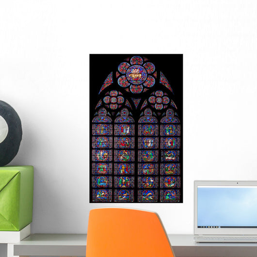 Notre Dame Paris Stained