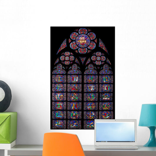 Notre Dame Paris Stained