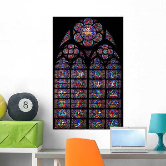 Notre Dame Paris Stained