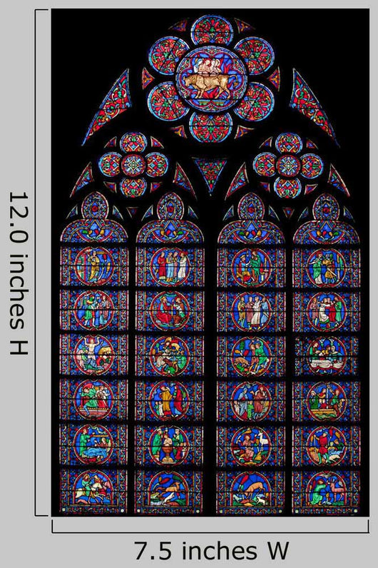 Notre Dame Paris Stained