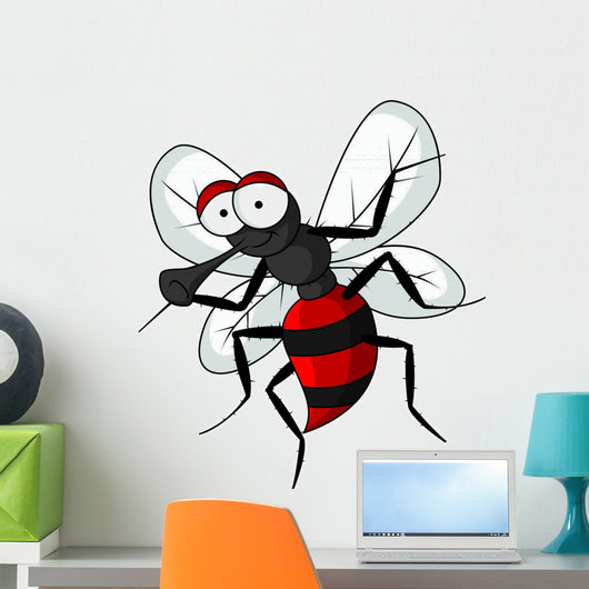 mosquito cartoon Wall Decal