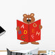 Bear and Book Wall Decal