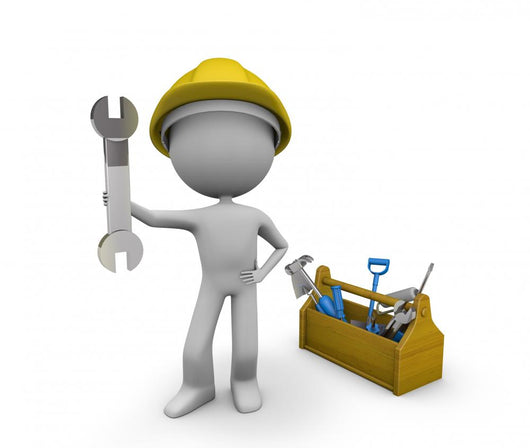 Little Carpentry Worker Wall Decal