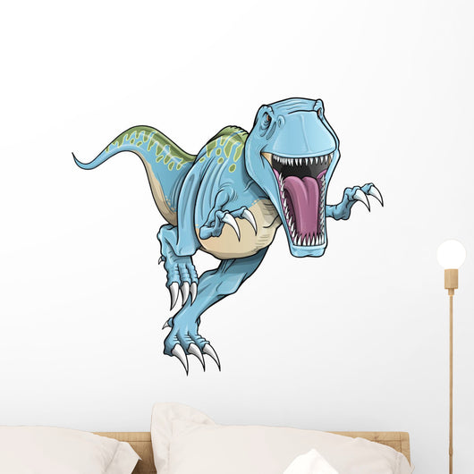 Tyrannosaurus Rex Dinosaur Vector Illustration Wall Decal