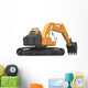 Excavator Illustration Wall Decal
