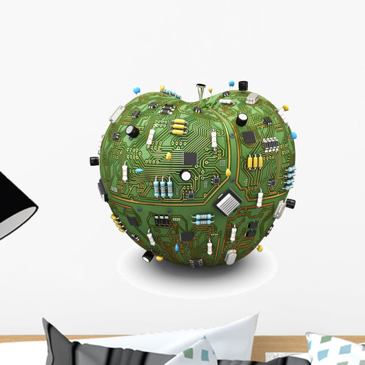 Data apple Wall Decal