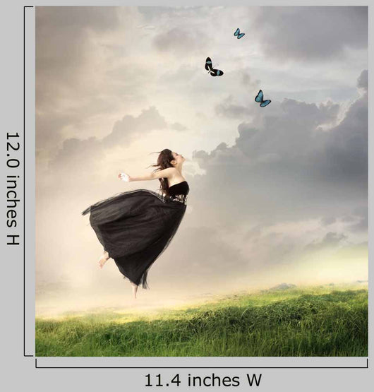 Girl Jumping Air