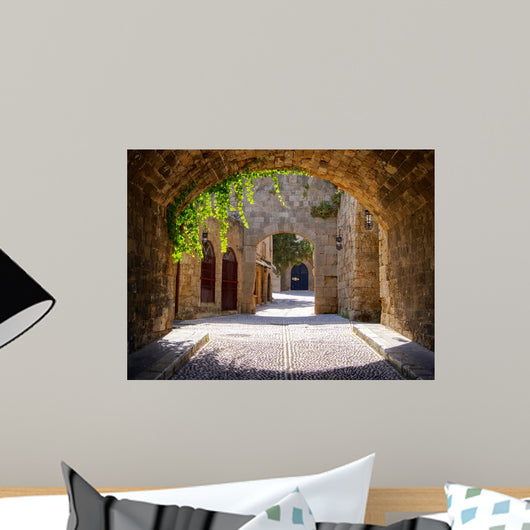 Medieval Arched Street Old