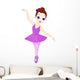 A little ballerina Wall Decal