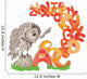 Owl and Alphabet Wall Decal
