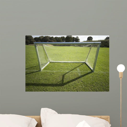 Soccer Goal Close-Up Wall Mural