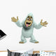crazy white yeti Wall Decal