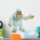 white bigfoot Wall Decal