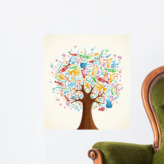 Abstract Musical Tree Made