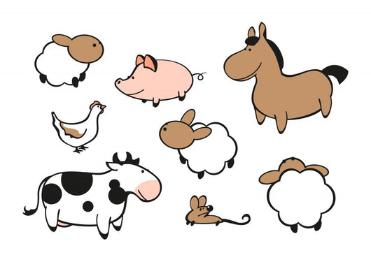Farm animals Wall Decal